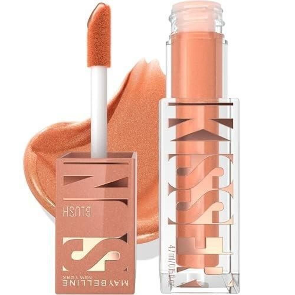Maybelline Sunkisser Liquid Blush 10 Sun Tempt Multi-Use Cheek Makeup 0.23oz New